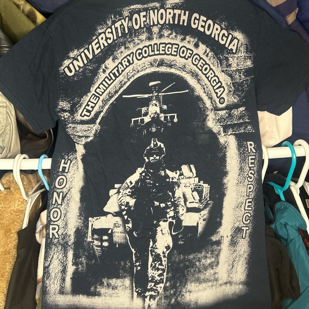 Vintage University of North Georgia Military School T-Shirt Small Rare